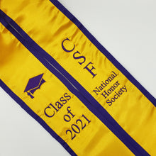 Quick Order 4.5" Sewn Satin Graduation Stole