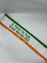 Quick Order 5-7" sewn Tri-Color Parade Style Premium Satin Sash