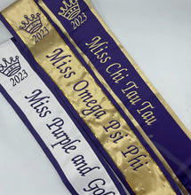 Quick Order 4.25" Premium Sewn Satin Fabric Sash
