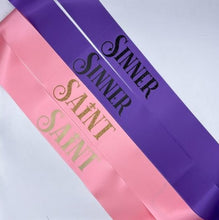 Saint Sinner sashes