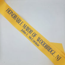 Mayor event sashes