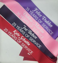 35 years of service award sashes