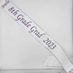 8th grade graduation sash