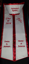 Quick Order 4.5" Sewn Satin Graduation Stole