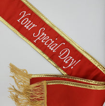 Quick Order 4.25" Premium Sewn Satin Fabric Sash