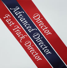 Fast Track Director award sashes
