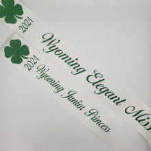 St Patrick sashes