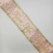 Quick Order 4.25" Premium Sewn Satin Fabric Sash