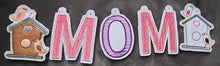 Mom or Mother's Day Banner HORIZONTAL 4x4 SET-13 files - ITH Digital Embroidery Design