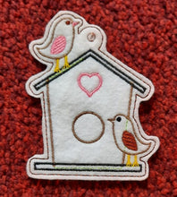 Birdhouse for Banner HORIZONTAL & VERTICAL files 4x4 - ITH Digital Embroidery Design