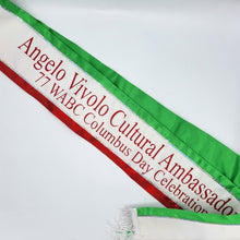 Quick Order 5-7" sewn Tri-Color Parade Style Premium Satin Sash