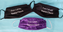 Custom Text or Logo on Cotton Face Masks