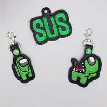 Among Us Crewmate Keyfobs Keychain Zipper Pulls