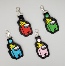 Among Us Crewmate Keyfobs Keychain Zipper Pulls