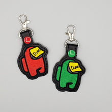 Among Us Crewmate Keyfobs Keychain Zipper Pulls