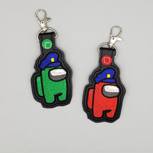 Among Us Crewmate Keyfobs Keychain Zipper Pulls
