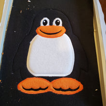 Penguin Stuffie 7x10 - ITH Digital Embroidery Design