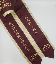 Quick Order 4.5" Sewn Satin Graduation Stole