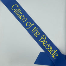 Quick Order 3" Economy Satin Ribbon Sash