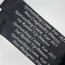 Quick Order 3" Economy Satin Ribbon Sash