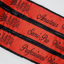 Quick Order 4.25" Premium Sewn Satin Fabric Sash