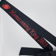 Homecoming king simple sash