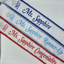 Quick Order 4.25" Premium Sewn Satin Fabric Sash