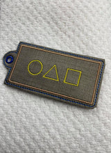 Game Card Invite 4x4 Keyfob or Bookmark - ITH Digital Embroidery Design