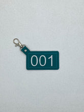 Player 222 067 120 149 456 001 Squid Game style Keyfobs Keychain Zipper Pulls