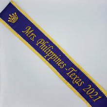 Quick Order 4.25" Premium Sewn Satin Fabric Sash