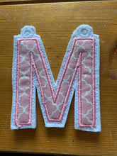 Letter 'M' for Banner HORIZONTAL & VERTICAL files 4x4 - ITH Digital Embroidery Design