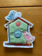 Birdhouse for Banner HORIZONTAL & VERTICAL files 4x4 - ITH Digital Embroidery Design