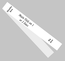 Quick Order 3" Economy Satin Ribbon Sash