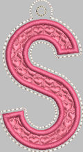 Letter 'S' for Banner HORIZONTAL & VERTICAL files 4x4 - ITH Digital Embroidery Design