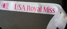 USA Royal Miss sash