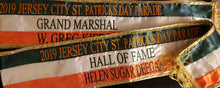 Quick Order 5-7" sewn Tri-Color Parade Style Premium Satin Sash