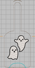 Ghost Halloween Sanitizer Holder - ITH Digital Embroidery Design
