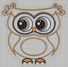 Owl Stuffie 12x13 - ITH Digital Embroidery Design