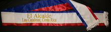 Quick Order 5-7" sewn Tri-Color Parade Style Premium Satin Sash