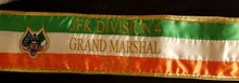 Quick Order 5-7" sewn Tri-Color Parade Style Premium Satin Sash