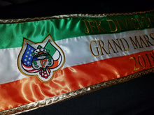 Quick Order 5-7" sewn Tri-Color Parade Style Premium Satin Sash