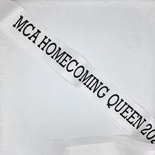 Prom / Homecoming Sash – Economy 3" Satin Ribbon | Shiny Text