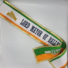 Quick CUSTOM Order 5-7" sewn Tri-Color Parade Style Premium Satin Sash