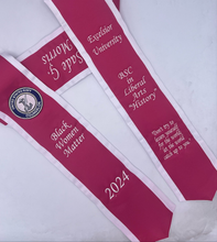 Quick Order 4.5" Sewn Satin Graduation Stole