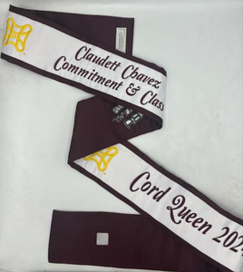 Quick Order 4.25" Premium Sewn Satin Fabric Sash