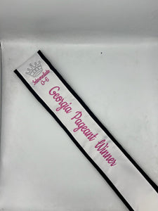 Quick Order 4.25" Premium Sewn Satin Fabric Sash