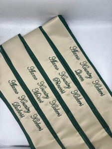 Quick Order 4.25" Premium Sewn Satin Fabric Sash