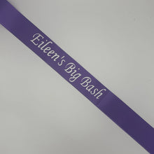 Birthday Sash – Economy 3" Satin Ribbon | Shiny Text