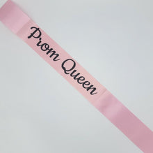 Prom / Homecoming Sash – Economy 3" Satin Ribbon | Shiny Text