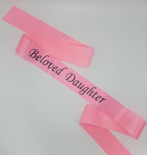 Quick CUSTOM Order 3" Economy Satin Ribbon Sash